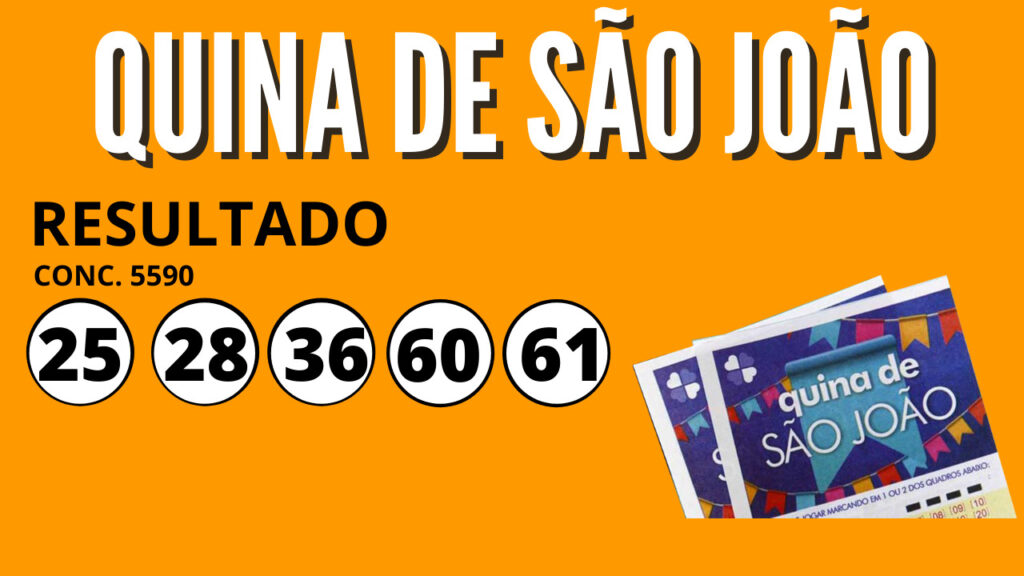 Resultado da Quina de São João Concurso 5590